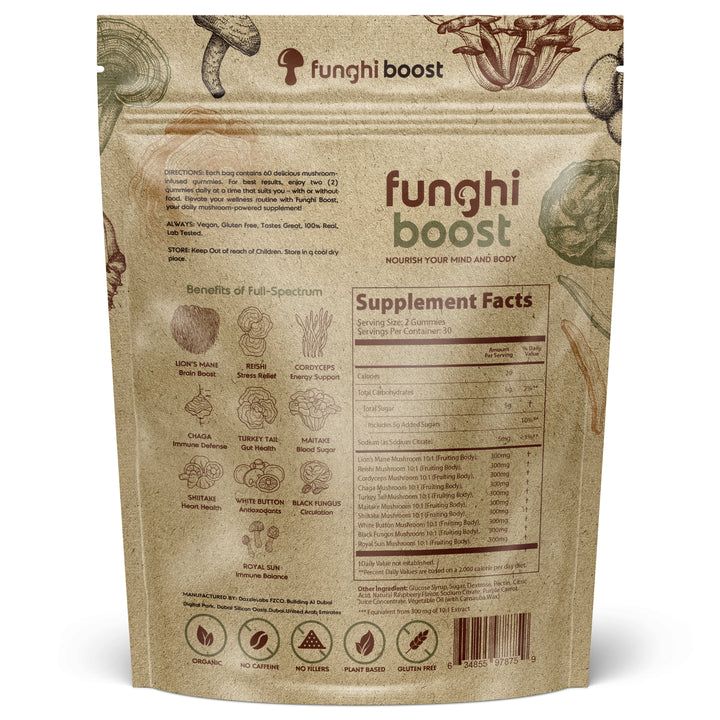 Funghi Boost Mushroom Gummies